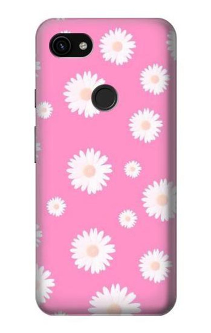 S3500 Pink Floral Pattern Case For Google Pixel 3a XL