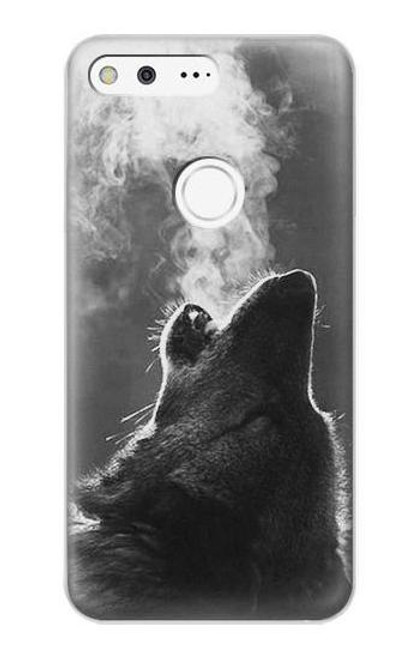 S3505 Wolf Howling Case For Google Pixel XL