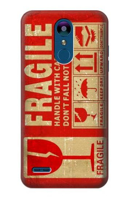 S3552 Vintage Fragile Label Art Case For LG K8 (2018)