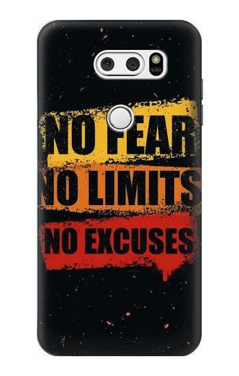 S3492 No Fear Limits Excuses Case For LG V30, LG V30 Plus, LG V30S ThinQ, LG V35, LG V35 ThinQ