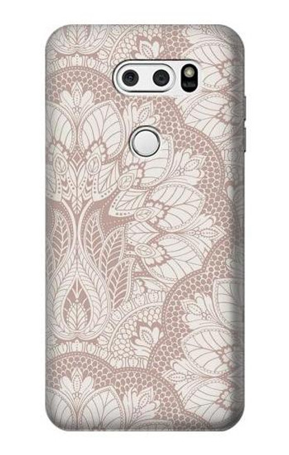 S3580 Mandal Line Art Case For LG V30, LG V30 Plus, LG V30S ThinQ, LG V35, LG V35 ThinQ