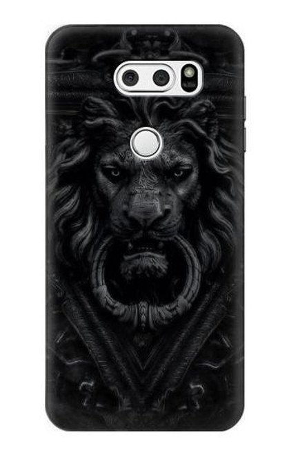 S3619 Dark Gothic Lion Case For LG V30, LG V30 Plus, LG V30S ThinQ, LG V35, LG V35 ThinQ