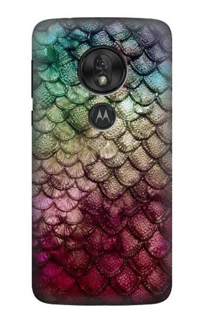 S3539 Mermaid Fish Scale Case For Motorola Moto G7 Power