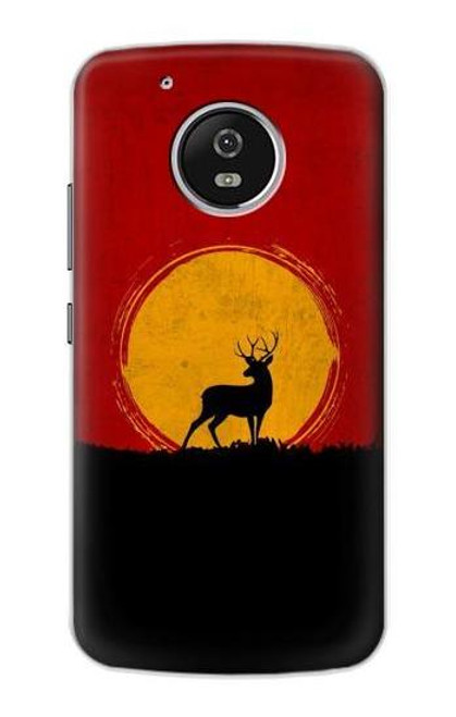 S3513 Deer Sunset Case For Motorola Moto G5