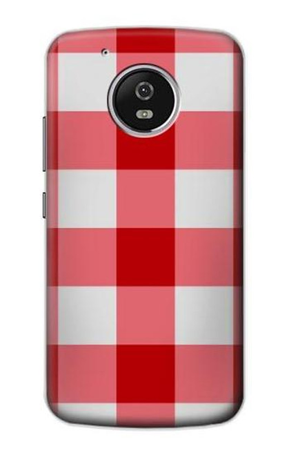 S3535 Red Gingham Case For Motorola Moto G5