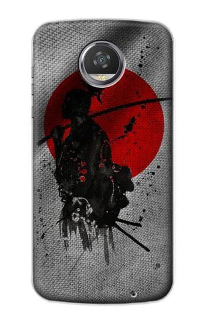S3517 Japan Flag Samurai Case For Motorola Moto Z2 Play, Z2 Force
