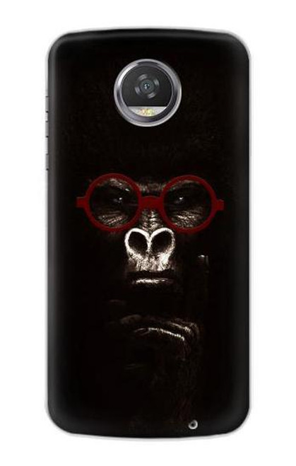 S3529 Thinking Gorilla Case For Motorola Moto Z2 Play, Z2 Force