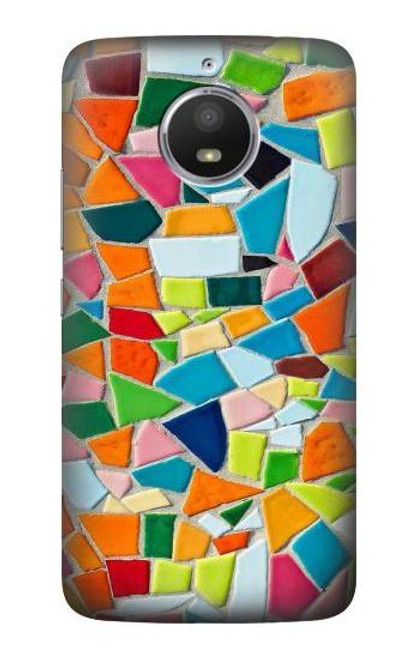 S3391 Abstract Art Mosaic Tiles Graphic Case For Motorola Moto E4 Plus