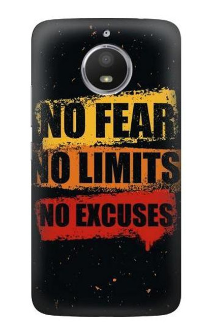 S3492 No Fear Limits Excuses Case For Motorola Moto E4 Plus
