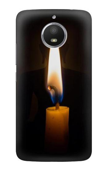 S3530 Buddha Candle Burning Case For Motorola Moto E4 Plus