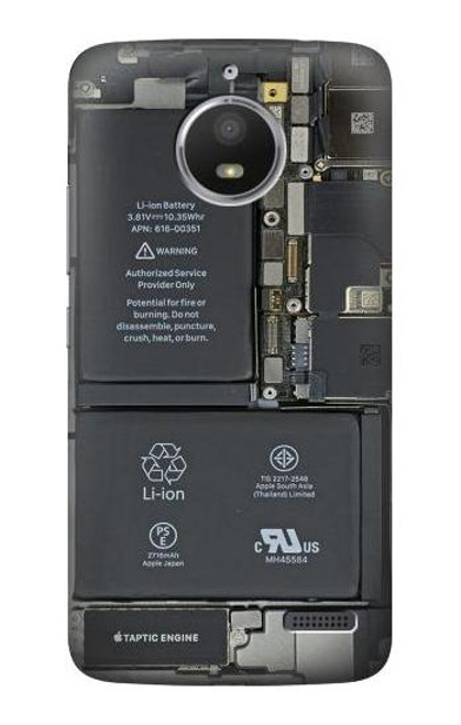 S3467 Inside Mobile Phone Graphic Case For Motorola Moto E4