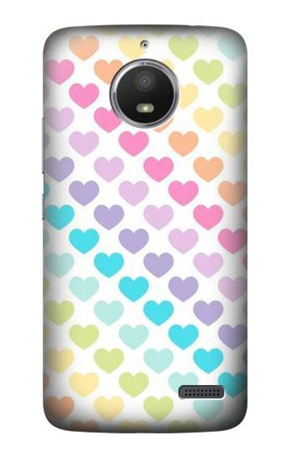 S3499 Colorful Heart Pattern Case For Motorola Moto E4