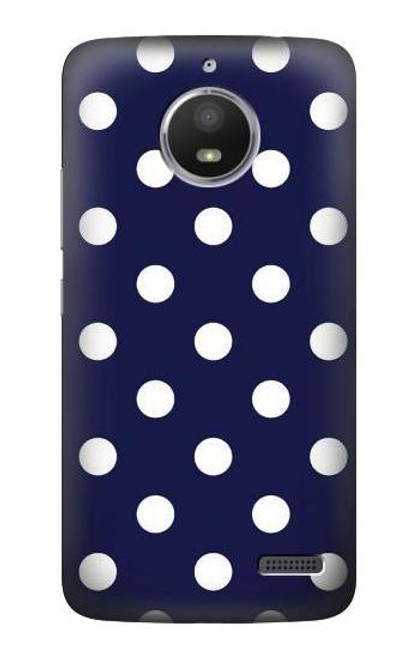 S3533 Blue Polka Dot Case For Motorola Moto E4