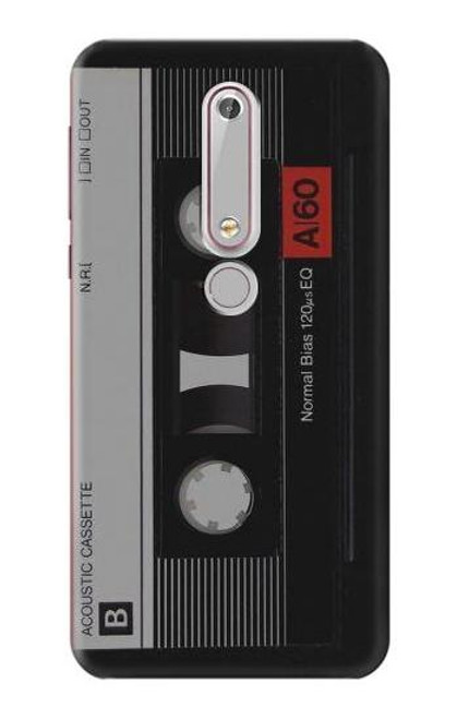 S3516 Vintage Cassette Tape Case For Nokia 6.1, Nokia 6 2018