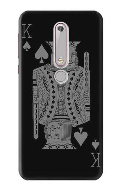 S3520 Black King Spade Case For Nokia 6.1, Nokia 6 2018