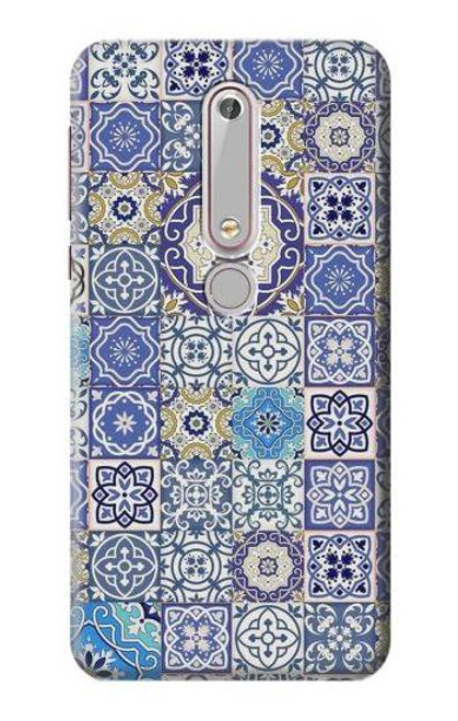 S3537 Moroccan Mosaic Pattern Case For Nokia 6.1, Nokia 6 2018
