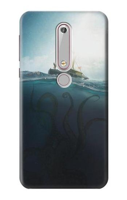 S3540 Giant Octopus Case For Nokia 6.1, Nokia 6 2018
