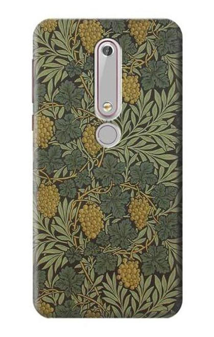 S3662 William Morris Vine Pattern Case For Nokia 6.1, Nokia 6 2018