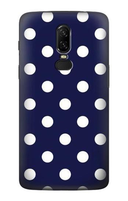 S3533 Blue Polka Dot Case For OnePlus 6