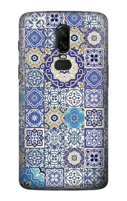 S3537 Moroccan Mosaic Pattern Case For OnePlus 6