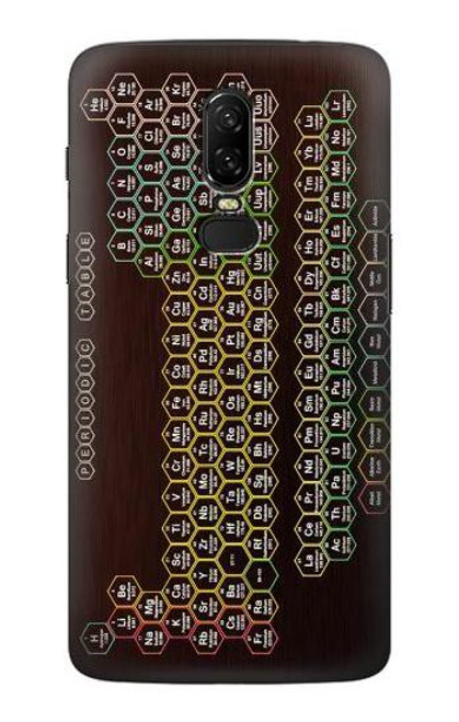 S3544 Neon Honeycomb Periodic Table Case For OnePlus 6