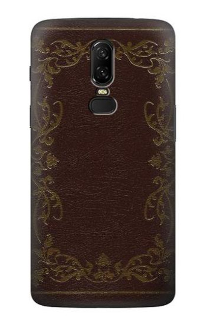 S3553 Vintage Book Cover Case For OnePlus 6