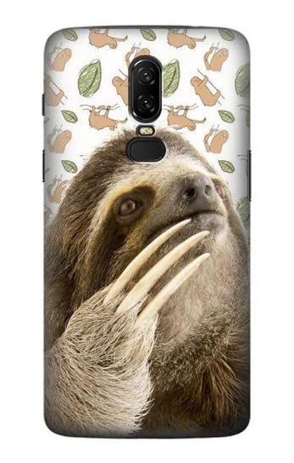 S3559 Sloth Pattern Case For OnePlus 6