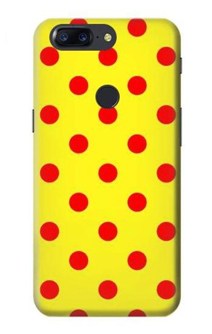 S3526 Red Spot Polka Dot Case For OnePlus 5T