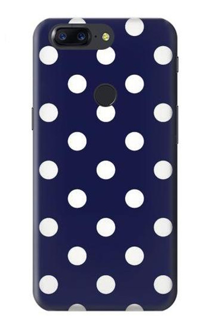 S3533 Blue Polka Dot Case For OnePlus 5T