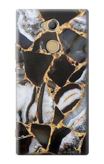 S3419 Gold Marble Graphic Print Case For Sony Xperia XA2 Ultra