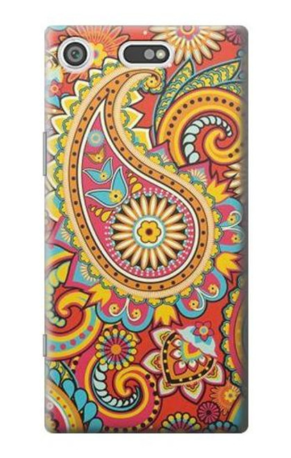 S3402 Floral Paisley Pattern Seamless Case For Sony Xperia XZ1