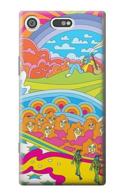 S3407 Hippie Art Case For Sony Xperia XZ1