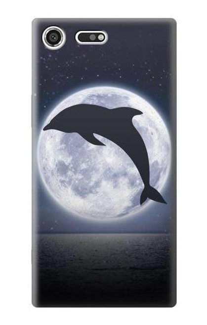 S3510 Dolphin Moon Night Case For Sony Xperia XZ Premium