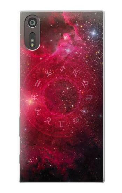 S3368 Zodiac Red Galaxy Case For Sony Xperia XZ