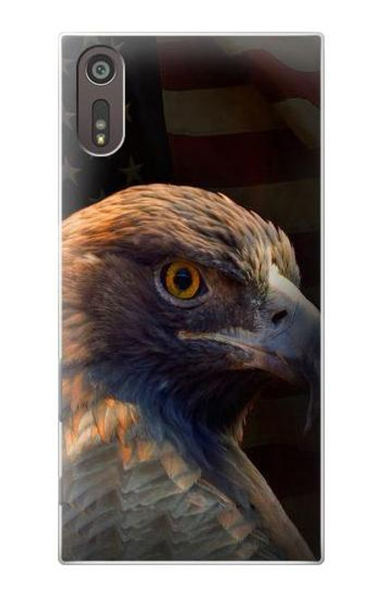 S3376 Eagle American Flag Case For Sony Xperia XZ