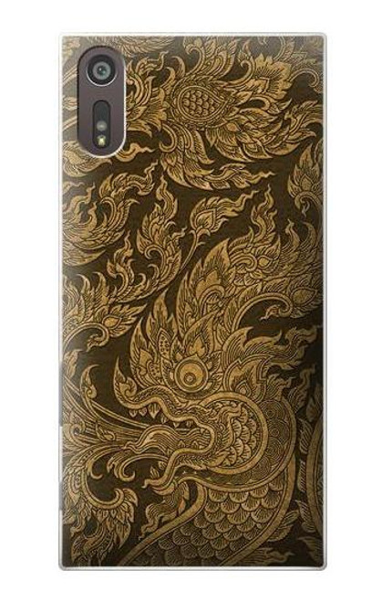 S3382 Thai Art Naga Case For Sony Xperia XZ