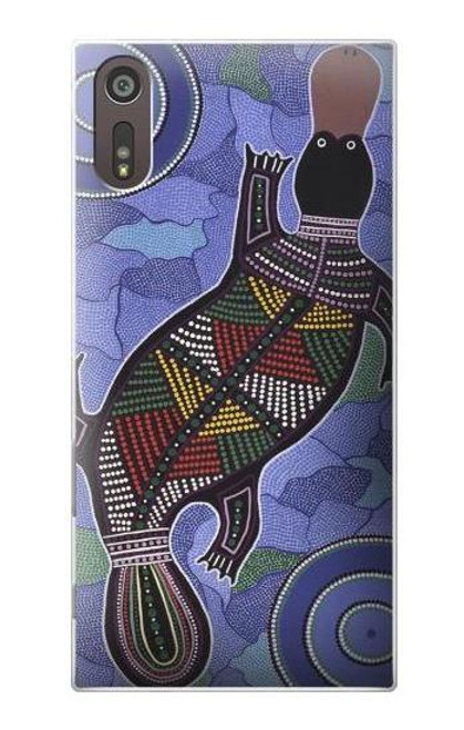 S3387 Platypus Australian Aboriginal Art Case For Sony Xperia XZ