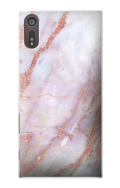 S3482 Soft Pink Marble Graphic Print Case For Sony Xperia XZ