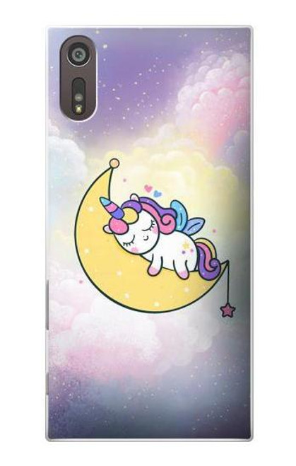 S3485 Cute Unicorn Sleep Case For Sony Xperia XZ