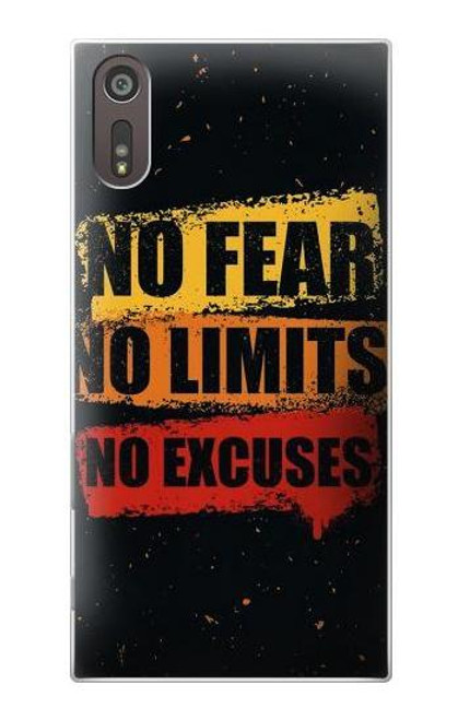 S3492 No Fear Limits Excuses Case For Sony Xperia XZ