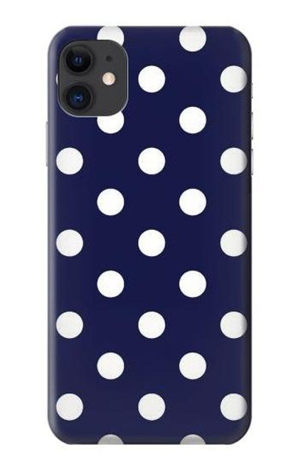 S3533 Blue Polka Dot Case For iPhone 11