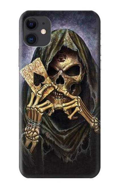 S3594 Grim Reaper Wins Poker Case For iPhone 11