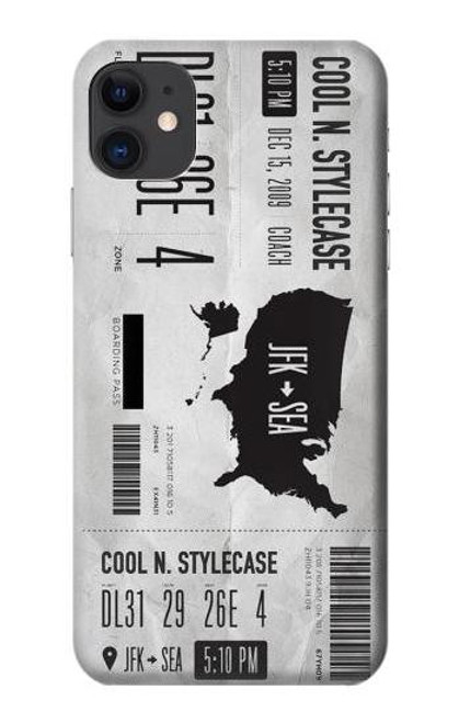 S3615 Airline Boarding Pass Art Case For iPhone 11