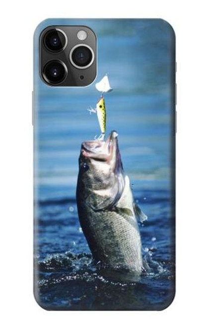 S1594 Bass Fishing Case For iPhone 11 Pro