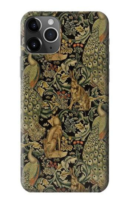 S3661 William Morris Forest Velvet Case For iPhone 11 Pro Max
