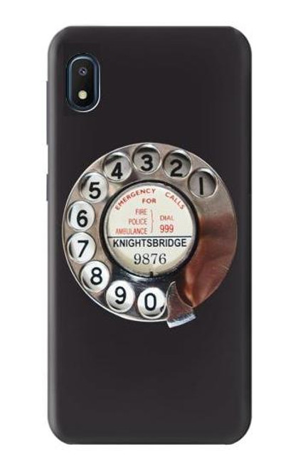 S0059 Retro Rotary Phone Dial On Case For Samsung Galaxy A10e