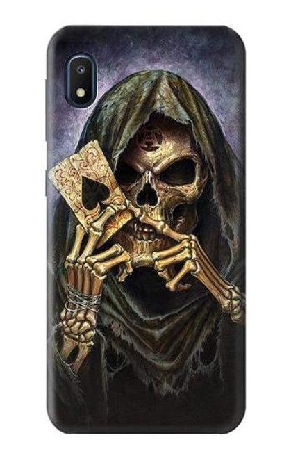 S3594 Grim Reaper Wins Poker Case For Samsung Galaxy A10e