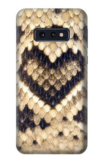 S3417 Diamond Rattle Snake Graphic Print Case For Samsung Galaxy S10e