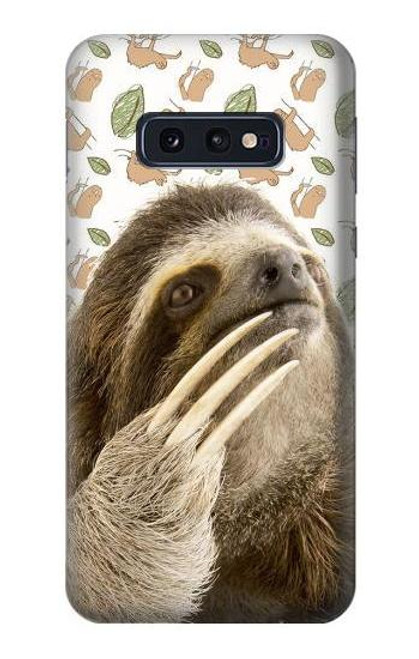 S3559 Sloth Pattern Case For Samsung Galaxy S10e