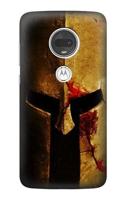 S2439 Warrior Spartan Helmet Case For Motorola Moto G7, Moto G7 Plus